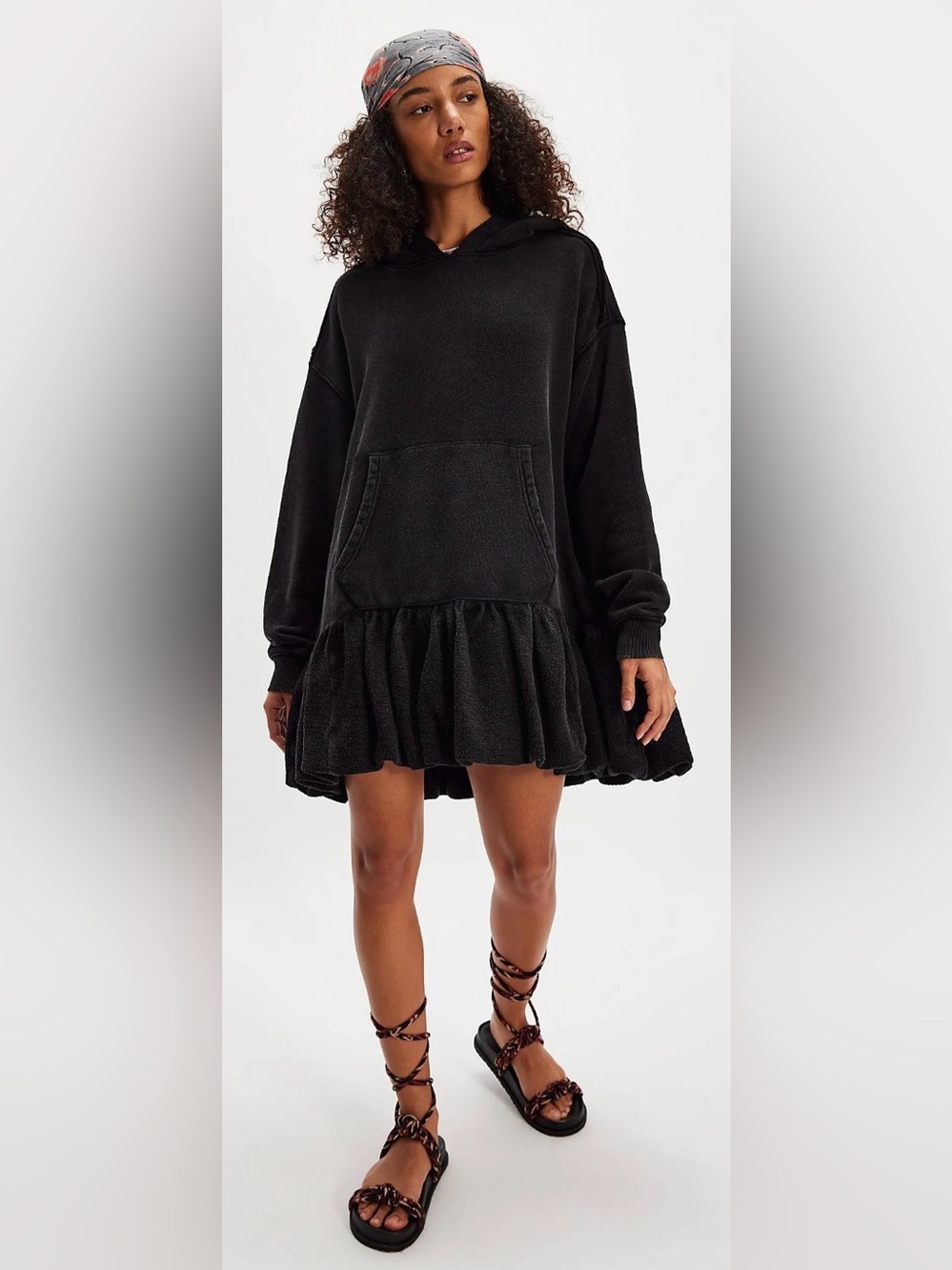 ❤️ FREE PEOPLE - ITS A RAINY DAY HOODIE BUBBLE DRESS! RETAIL 145.00